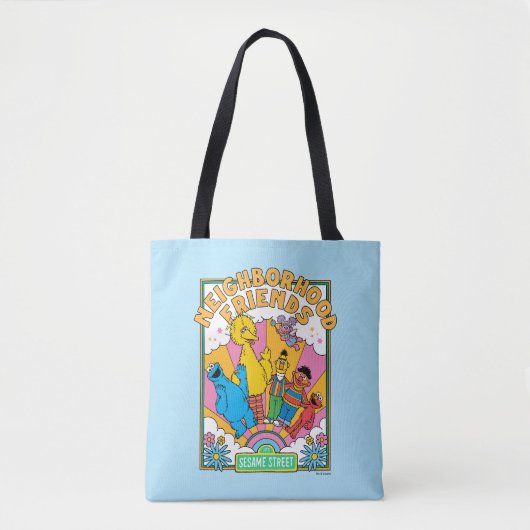 Tote Bag Rue Sésame | Amis de voisinage (Devant)