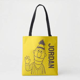Tote Bag Rue Sésame Bert Ajouter Votre Nom