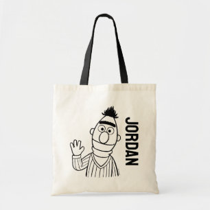 Tote Bag Rue Sésame Bert Ajouter Votre Nom
