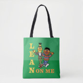 Tote Bag Rue Sésame | Bert & Ernie Lean sur moi (Devant)