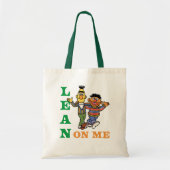 Tote Bag Rue Sésame | Bert & Ernie Lean sur moi (Devant)