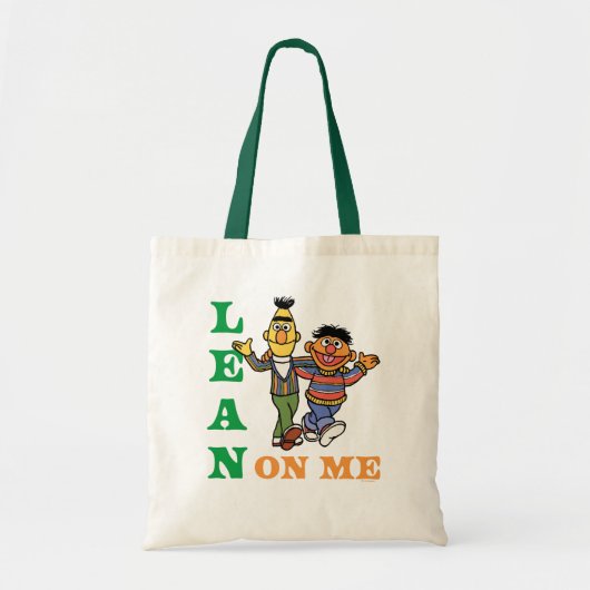 Tote Bag Rue Sésame | Bert & Ernie Lean sur moi (Devant)