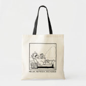 Tote Bag Rue Sésame | Big Bird Relax Refresh Recharge (Devant)