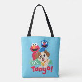 Tote Bag Rue Sésame | C'est Tango avec Elmo & Grover (Dos)