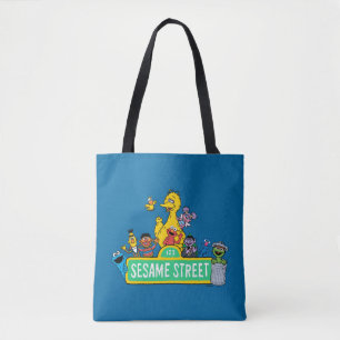 Tote Bag Rue Sésame Couleur complète avec Pals