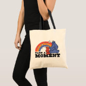 Tote Bag Rue Sésame | Elmo & Cookie Take a Moment (Devant (produit))