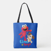 Tote Bag Rue Sésame | Elmo & Tango Running (Dos)