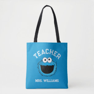 Tote Bag Rue Sésame   Enseignant de Cookie Monster