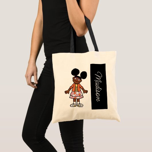Tote Bag Rue Sésame | Gabrielle Ajouter Votre Nom (Devant (produit))