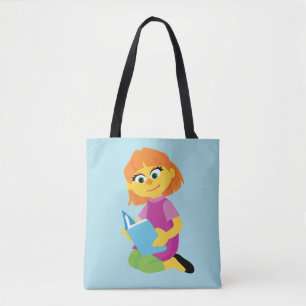 Tote Bag Rue Sésame Julia Lire un livre
