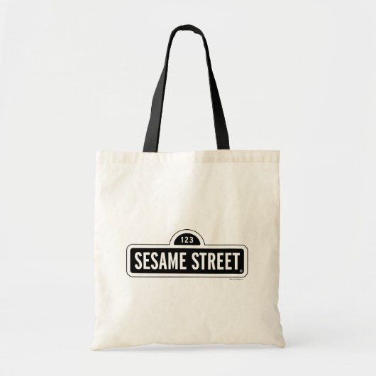 Tote Bag Rue Sésame | Logo B&W (Devant)