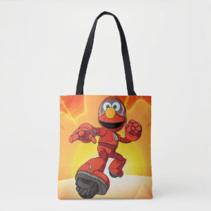 Tote Bag Rue Sésame Méca Builders Elmo En Action