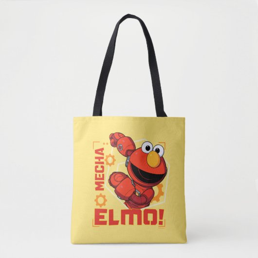 Tote Bag Rue Sésame | Mécaniciens Elmo Design (Devant)
