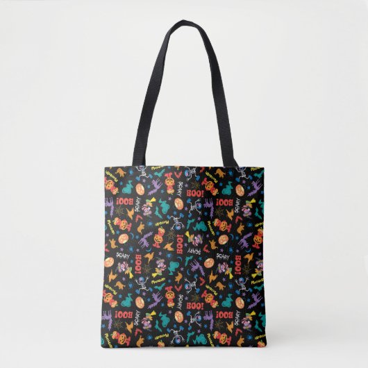 Tote Bag Rue Sésame | Motif d'Halloween (Devant)