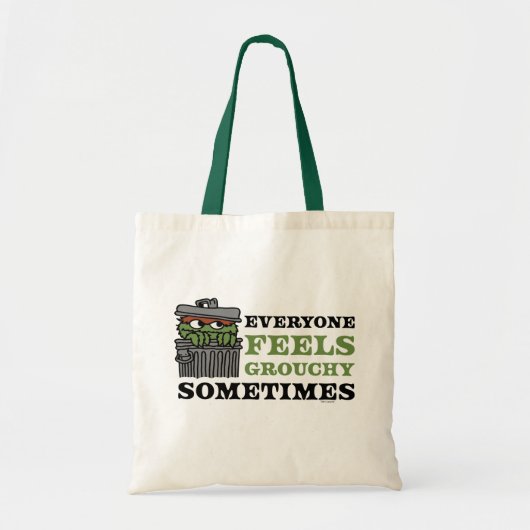 Tote Bag Rue Sésame | Oscar le Grouch se sent Grouch (Devant)