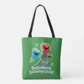 Tote Bag Rue Sésame | Shenanigans shamrocks ! (Dos)