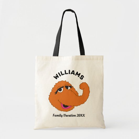 Tote Bag Rue Sésame | Snuffleupagus Famille Vacances (Devant)