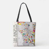 Tote Bag Rues de Los Angeles (Dos)