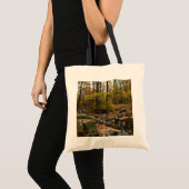 Tote Bag Ruisseau de Fall avec reflet au parc Laurel Hill (Devant (produit))
