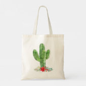 Tote Bag Russe Désert Cactus Noël (Dos)