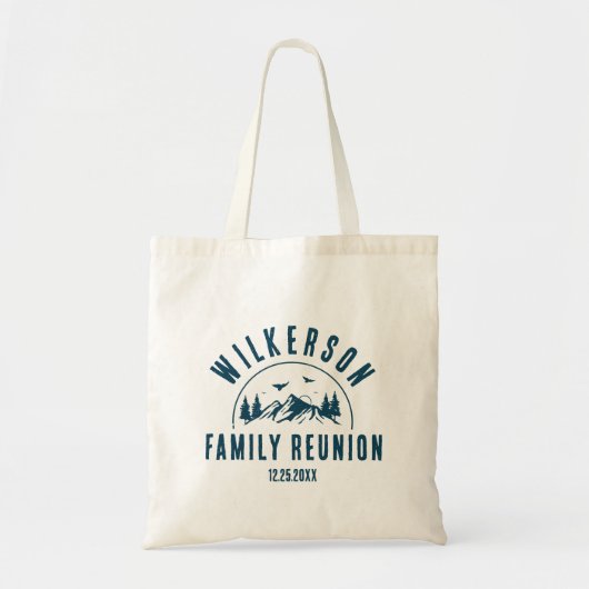 Tote Bag Russe Famille Cabine Retro Cool Marine (Devant)