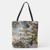 Tote Bag Rustic Blooms des cadeaux de retraite personnalisé (Devant)