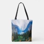 Tote Bag Rustic Country Mountains Nature Scène Photographie (Dos)