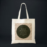 Tote Bag Rustic Forest Green Noël Trees cadeau de<br><div class="desc">Forêt rustique Green Arbres de Noël Custom Joyeux Sac fourre-tout de Noël</div>