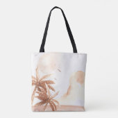 Tote Bag Rustic Tropical Palms (Dos)