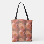 Tote Bag Rustic Watercolor Daisy Floral Pattern (Dos)