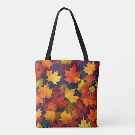 Tote Bag Rustique Fall Foliage Fourre-tout (Dos)