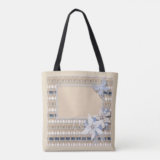 Tote Bag Rustique, mariage (Dos)