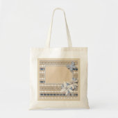 Tote Bag Rustique, mariage (Devant)