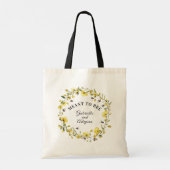 Tote Bag Rustique Prévu pour les Abeilles (Dos)