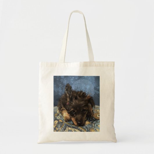 Tote Bag Rusty le Caniche (Devant)