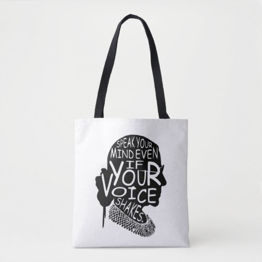 Tote Bag ruth bader ginsburg, parlez-vous même, notorio (Devant)