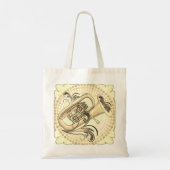 Tote Bag Rythme de Tuba (Dos)