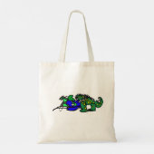 Tote Bag Rythme du crocodile (Dos)