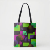 Tote Bag Rythme Floral Néon (Devant)