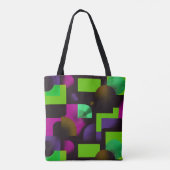 Tote Bag Rythme Floral Néon (Dos)