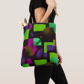 Tote Bag Rythme Floral Néon (De près)