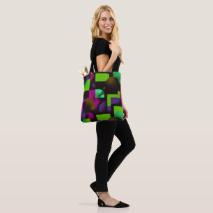 Tote Bag Rythme Floral Néon