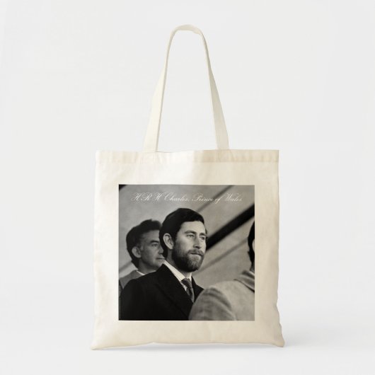 Tote Bag S.H. Prince Charles avec barbe Badminton 1976 (Devant)