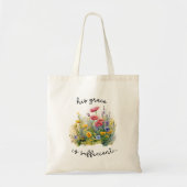 Tote Bag Sa Grâce Est Suffisamment Élégante Fleur sauvage (Devant)