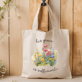 Tote Bag Sa Grâce Est Suffisamment Élégante Fleur sauvage