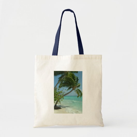 Tote Bag Sable de plage tropicale soleil eau océan vagues s (Devant)
