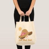 Tote Bag Sable Fourre-tout de surf de Sun (Devant (produit))