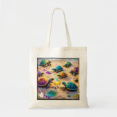 Tote Bag "Sable, mer et tortues" (Devant)