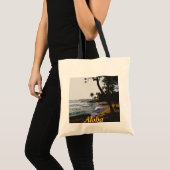 Tote Bag Sable tropical d'or (Devant (produit))