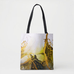 Tote Bag Sables sauvage - ART. Tourbillon d'or. Vibrant et